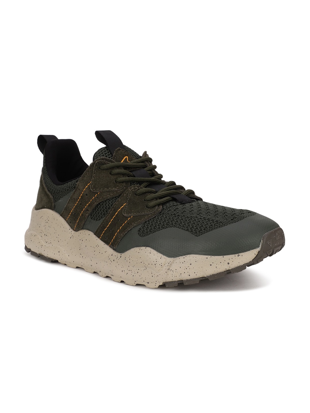 

Power Men Green Colourblocked Sneakers