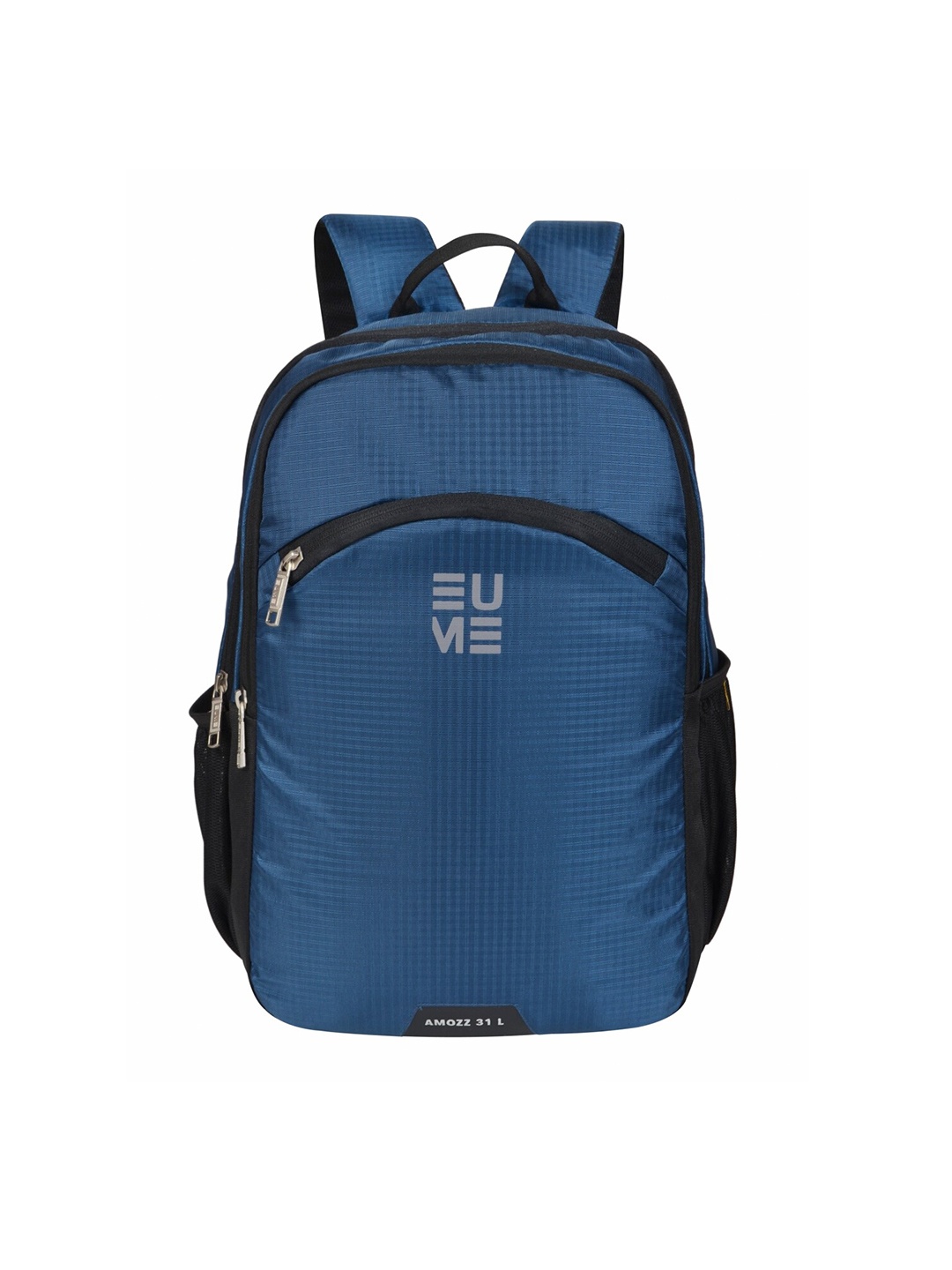 

EUME Unisex Navy Blue & Black Backpack