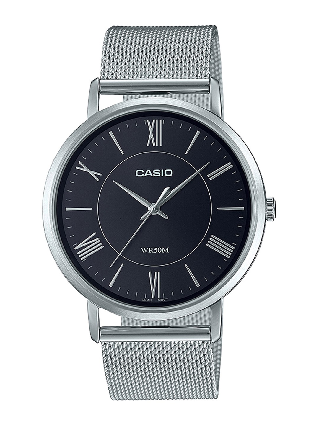 

CASIO Men Black Bracelet Style Straps Analogue Watch A1917