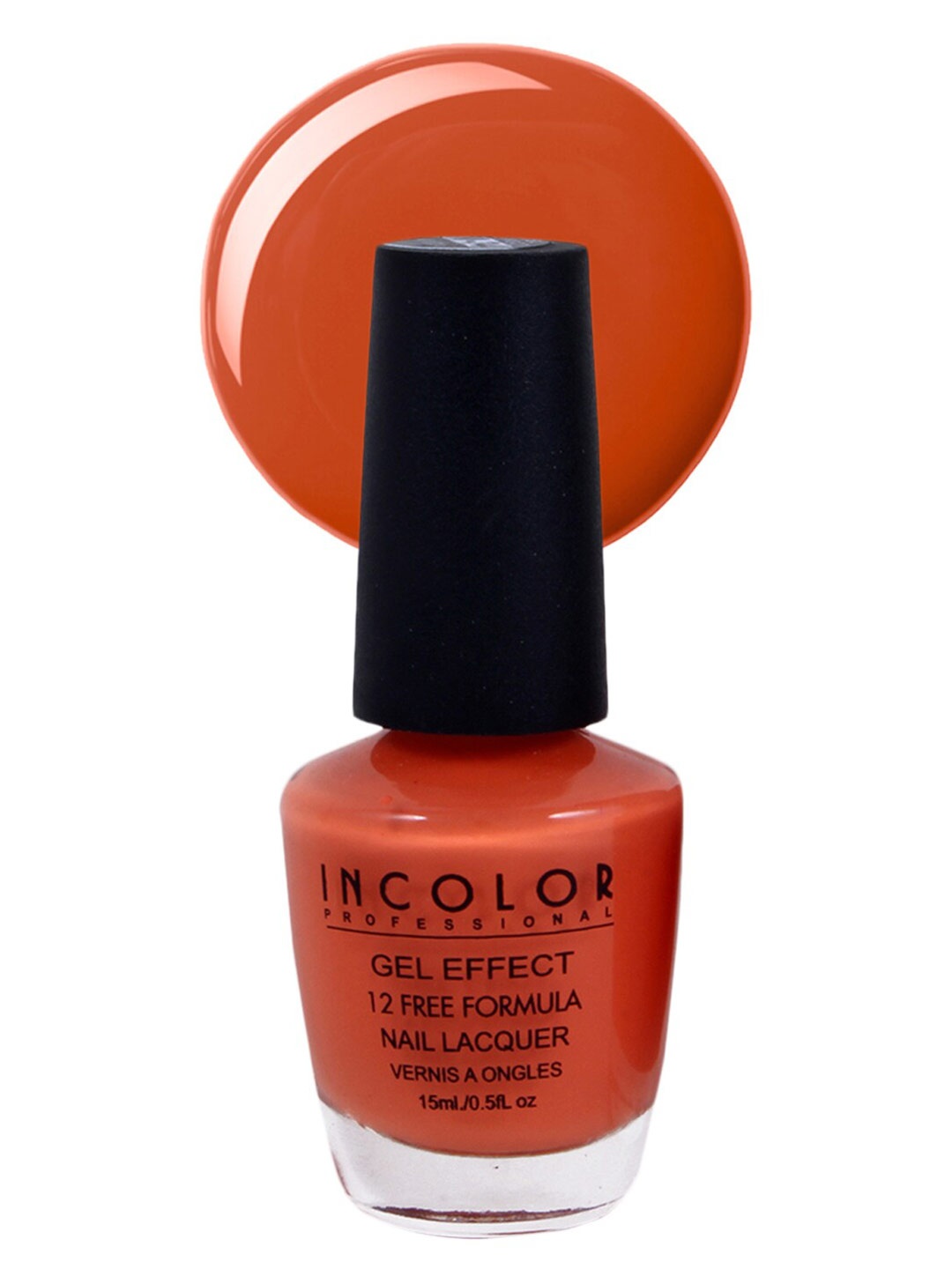 

INCOLOR Orange Gel Effect Nail Polish 34