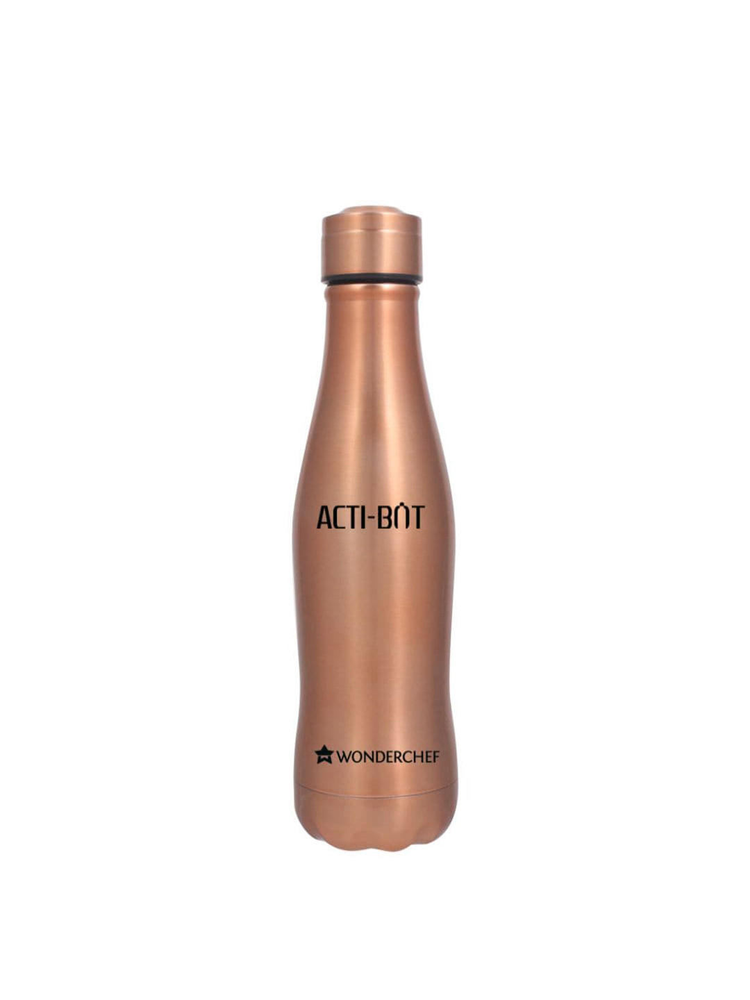 

Wonderchef Copper-Toned Solid Stainless Steel Single Wall Vaccum Water Bottle