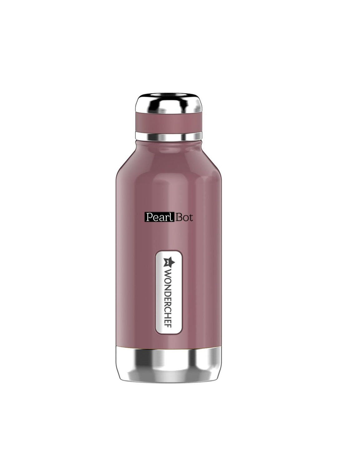 

Wonderchef Rose Pearl-Bot Stainless Steel Single Wall Water Bottle