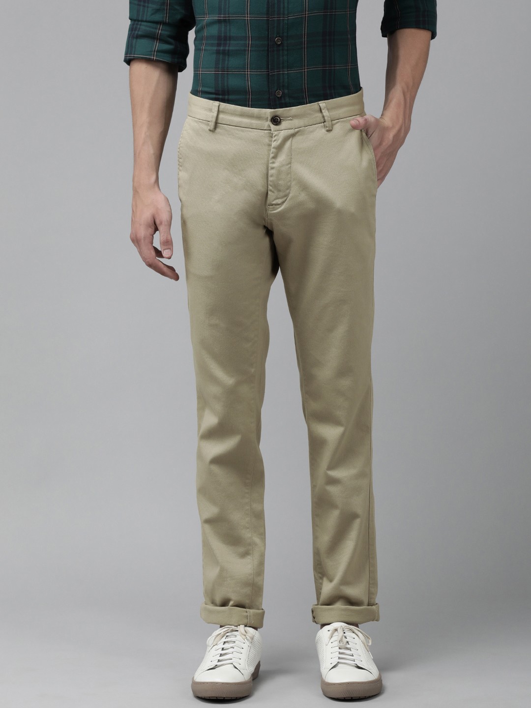 

Arrow Sport Men Grey Slim Fit Trousers