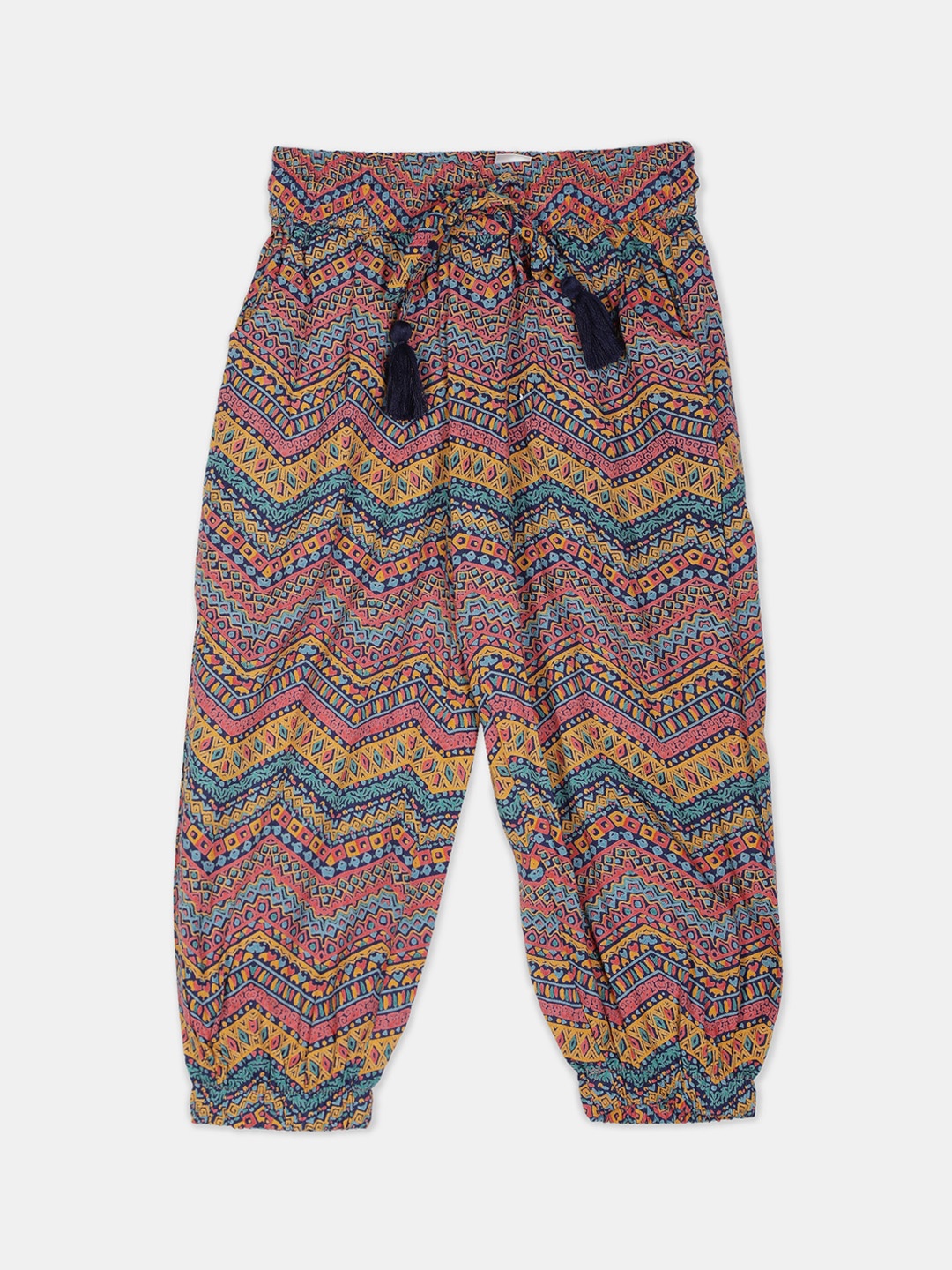 

Cherokee Girls Multicoloured Printed Joggers Trousers, Multi