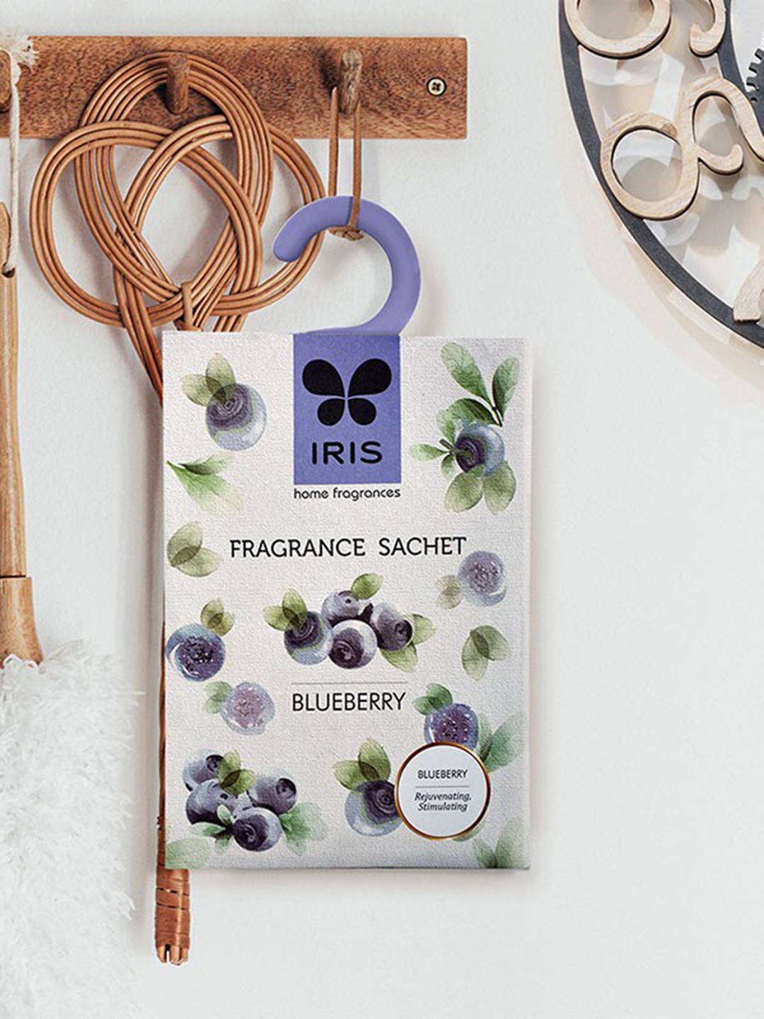 

Iris Blue Berry Fragrance Handheld Air Freshener, Purple