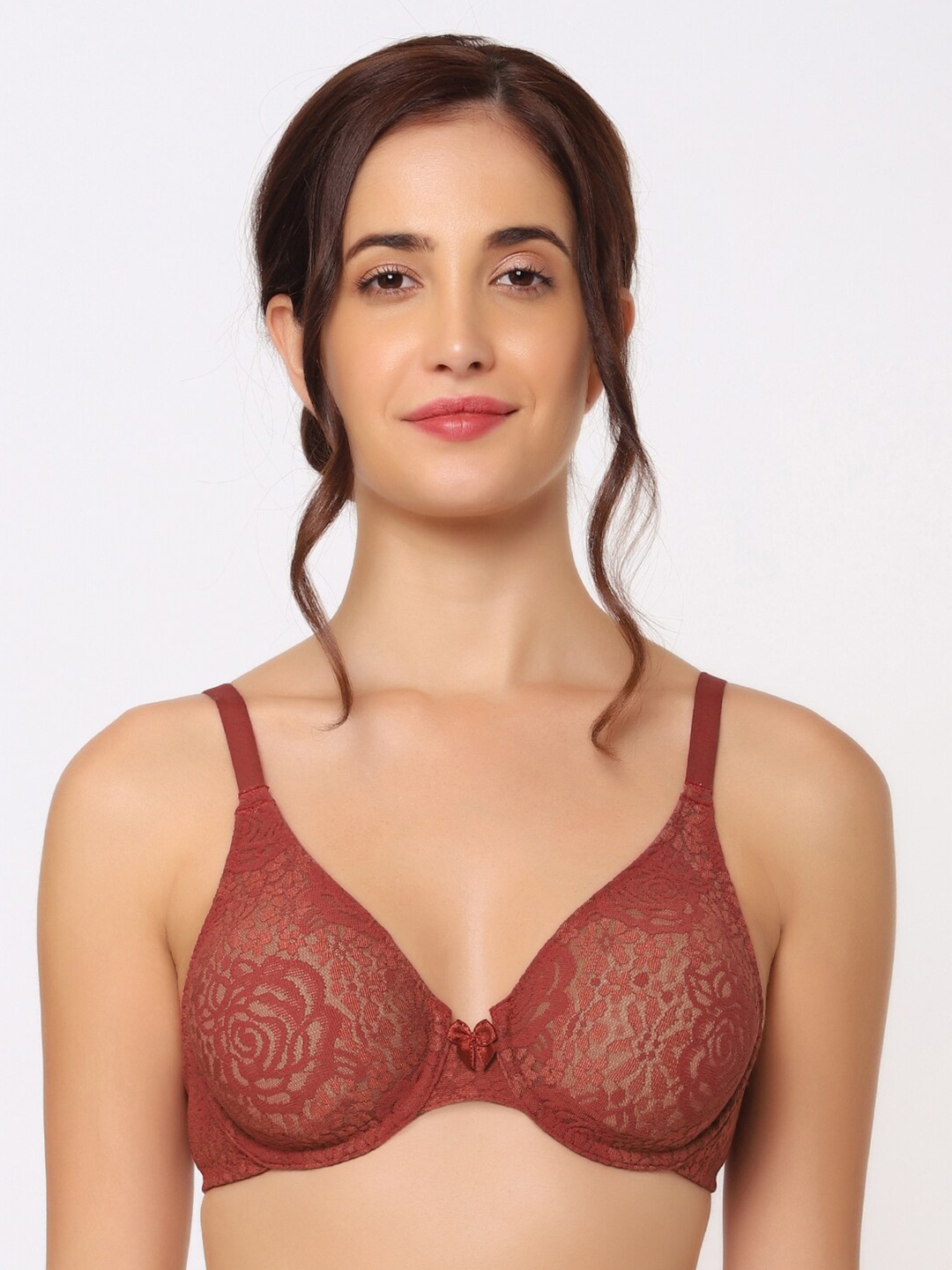 

Wacoal Red Floral Everyday Bra Underwired