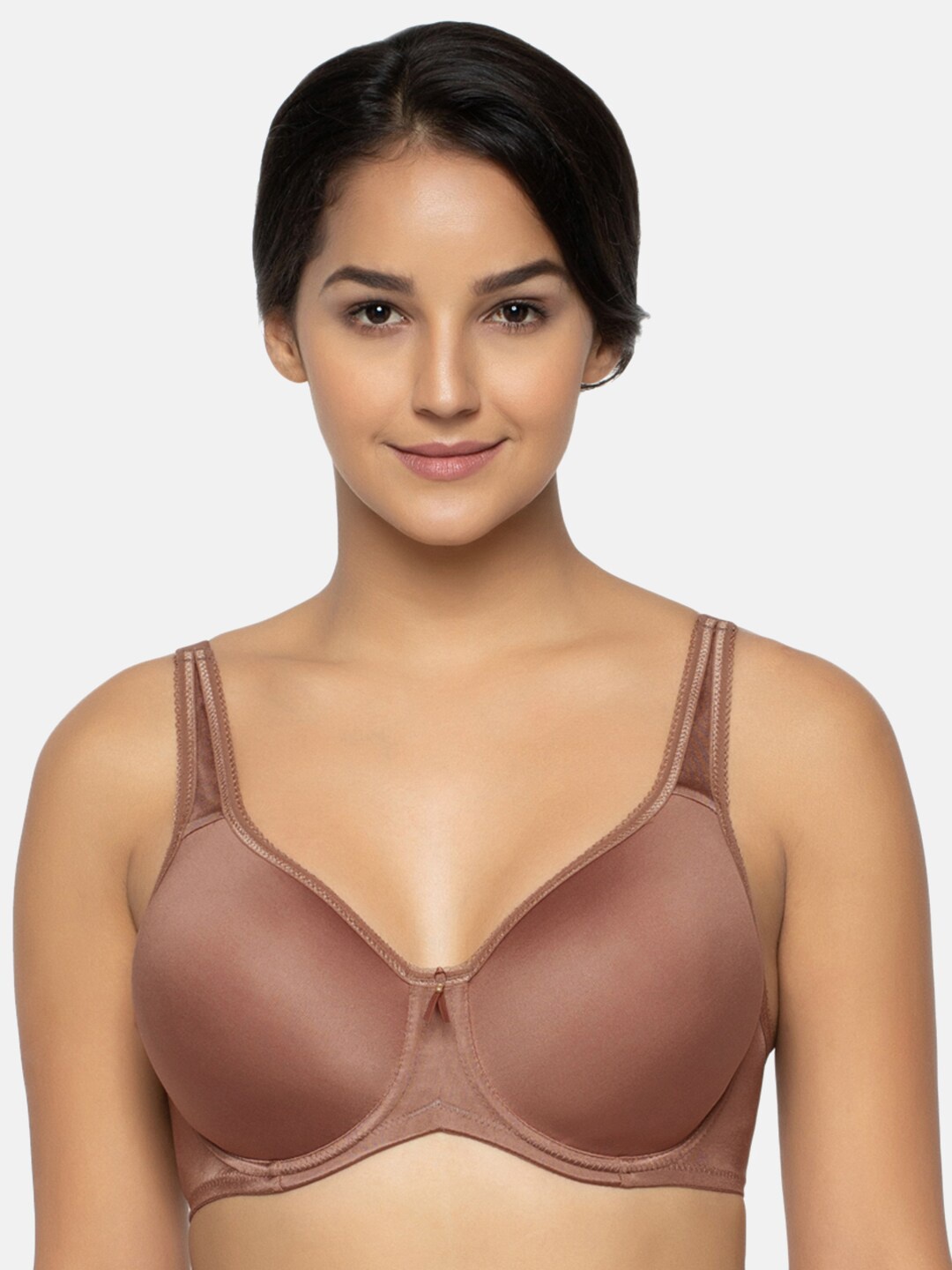 

Wacoal Coffee Brown Underwired Lightly Padded Everyday Bra