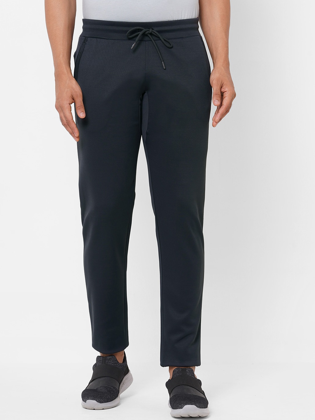 

Sweet Dreams Men Charcoal Grey Cotton Solid Lounge Pant