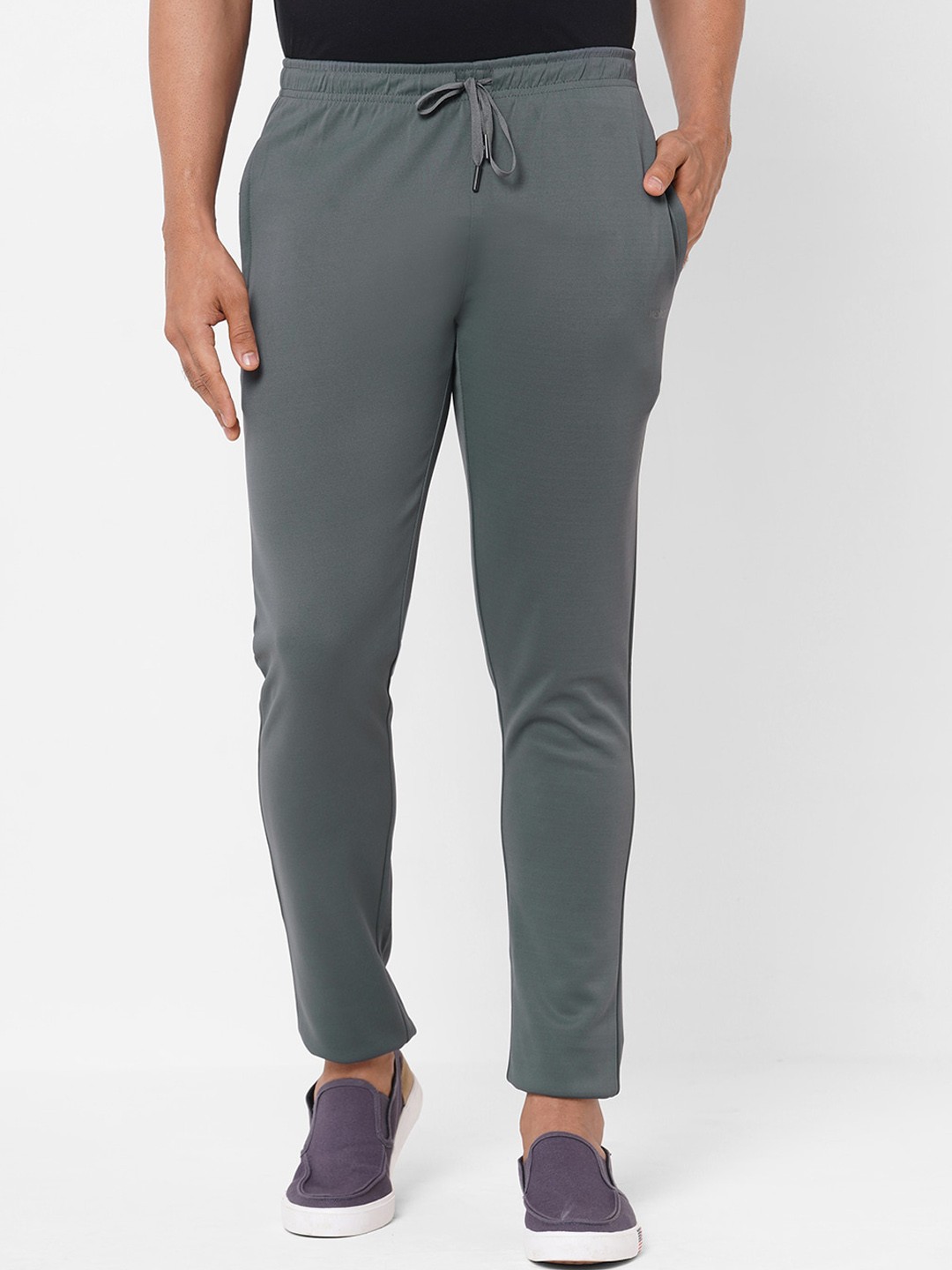 

Sweet Dreams Men Grey Solid Cotton Lounge Pants