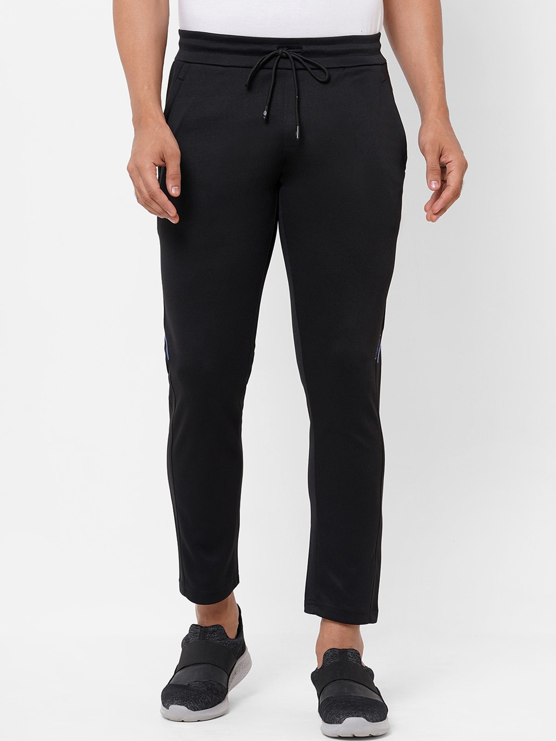 

Sweet Dreams Men Black Cotton Solid Pyjama