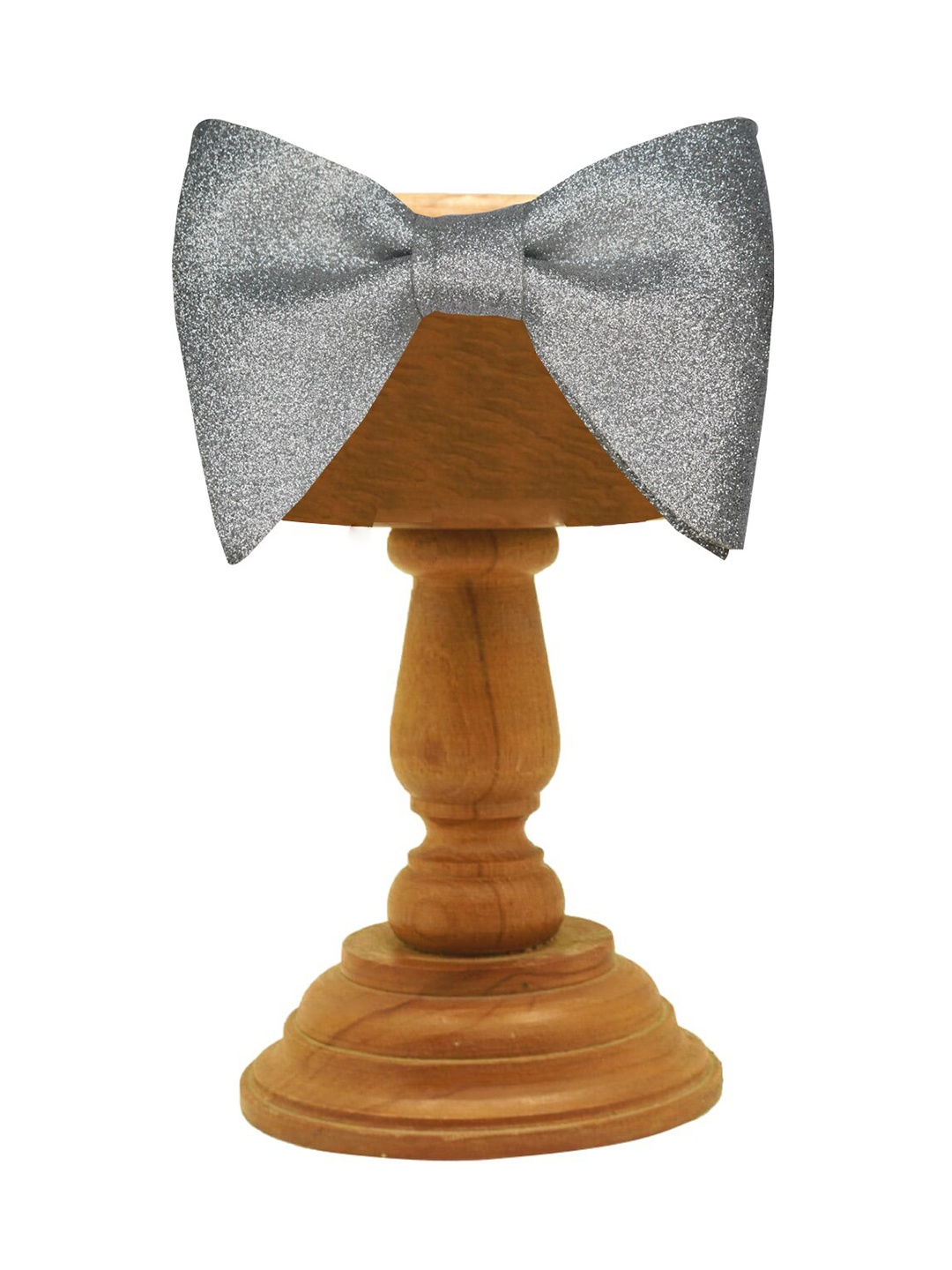 

MUTAQINOTI Men Grey Bow Tie