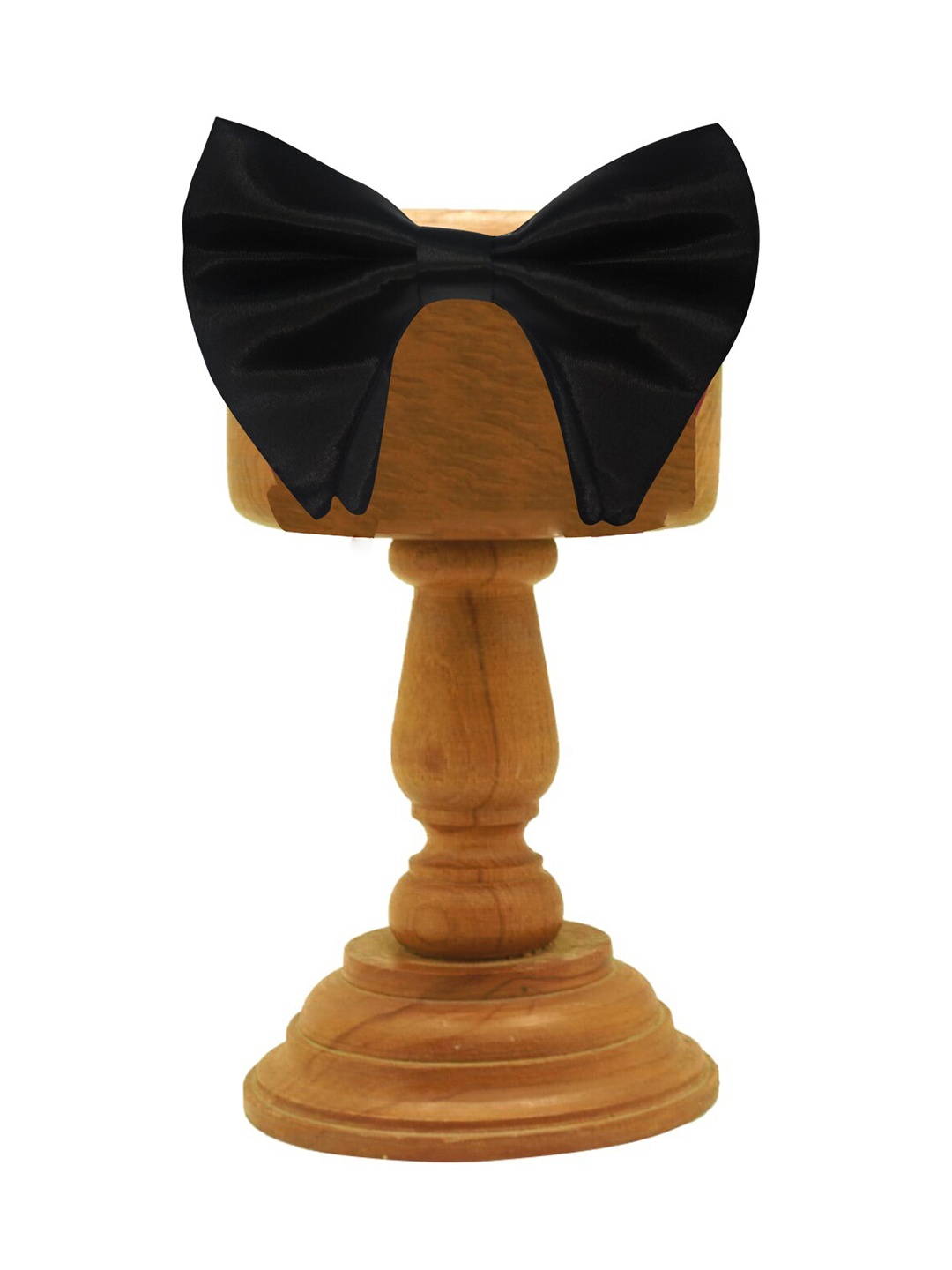 

MUTAQINOTI Men Black Bow Tie