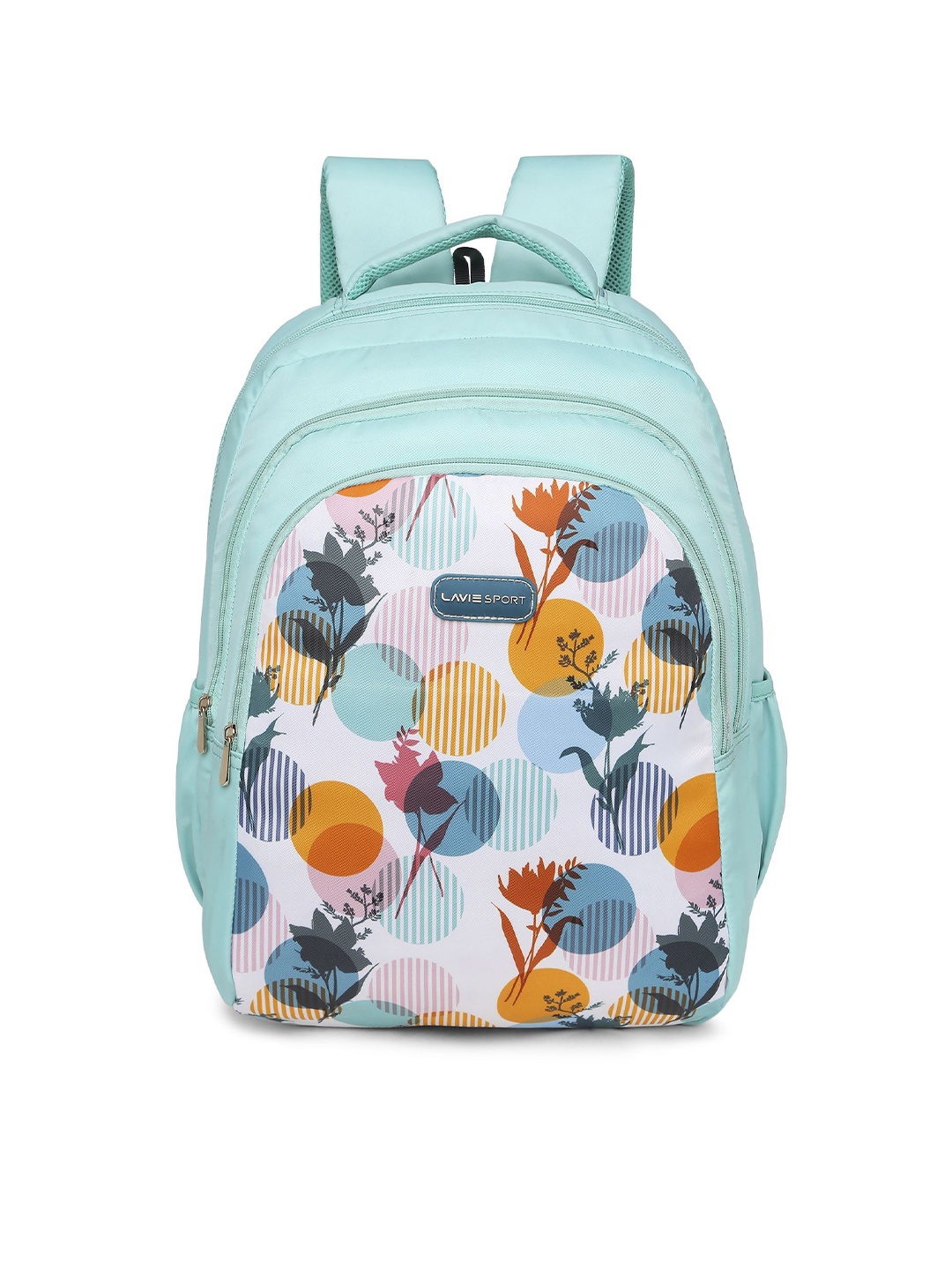 

LAVIE SPORT Unisex Green & White Graphic Backpack