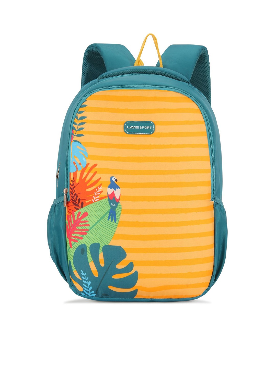 

LAVIE SPORT Unisex Blue & Yellow Graphic Backpack