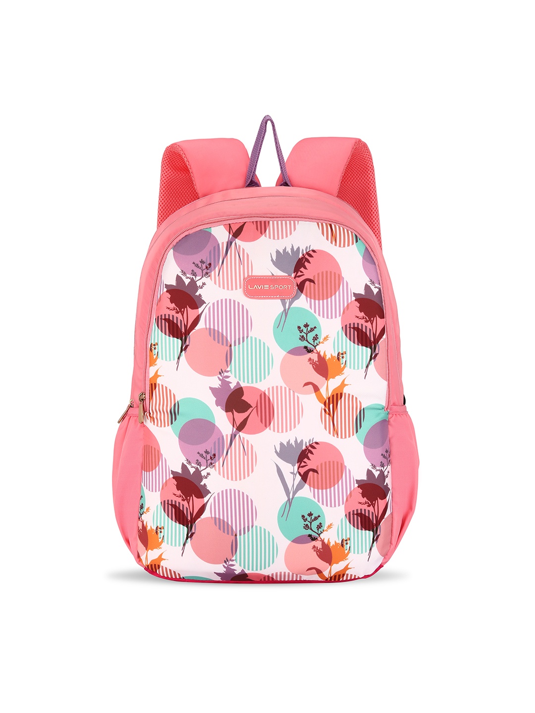 

LAVIE SPORT Unisex Pink Printed Backpack