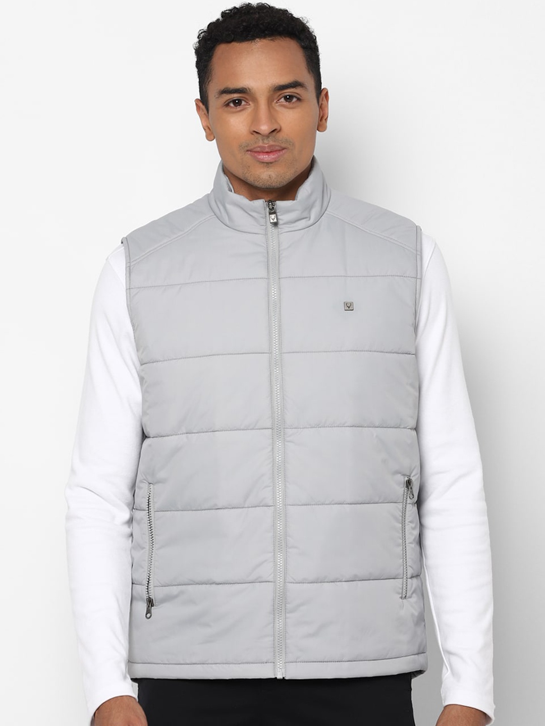 

Allen Solly Men Grey Quilted Jacket