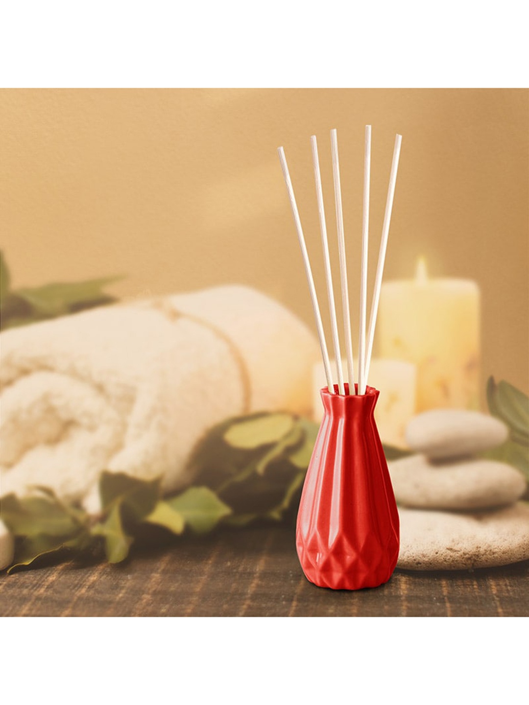 

Iris Apple Cinnamon Reed Diffuser Set, Red