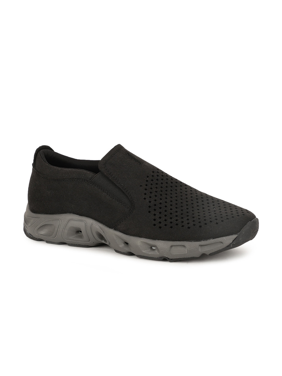 

Weinbrenner Men Black Slip-On Sneakers