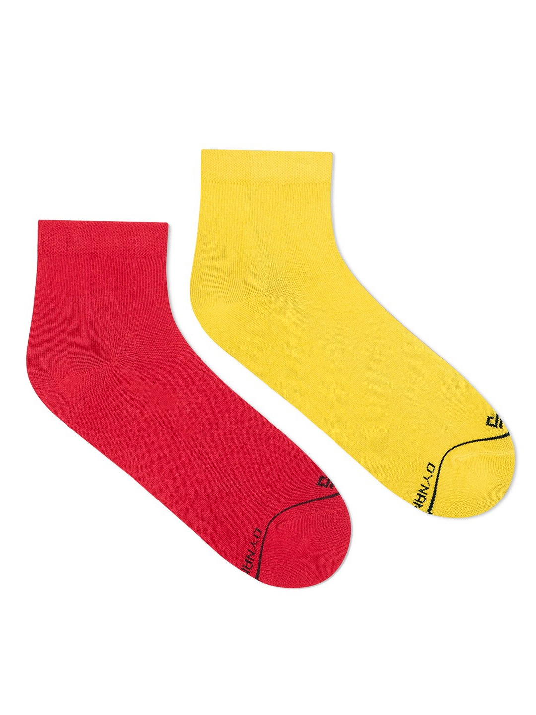

Dynamocks Women Pack Of 2 Solid Combed Cotton Ankle-Length Socks, Red