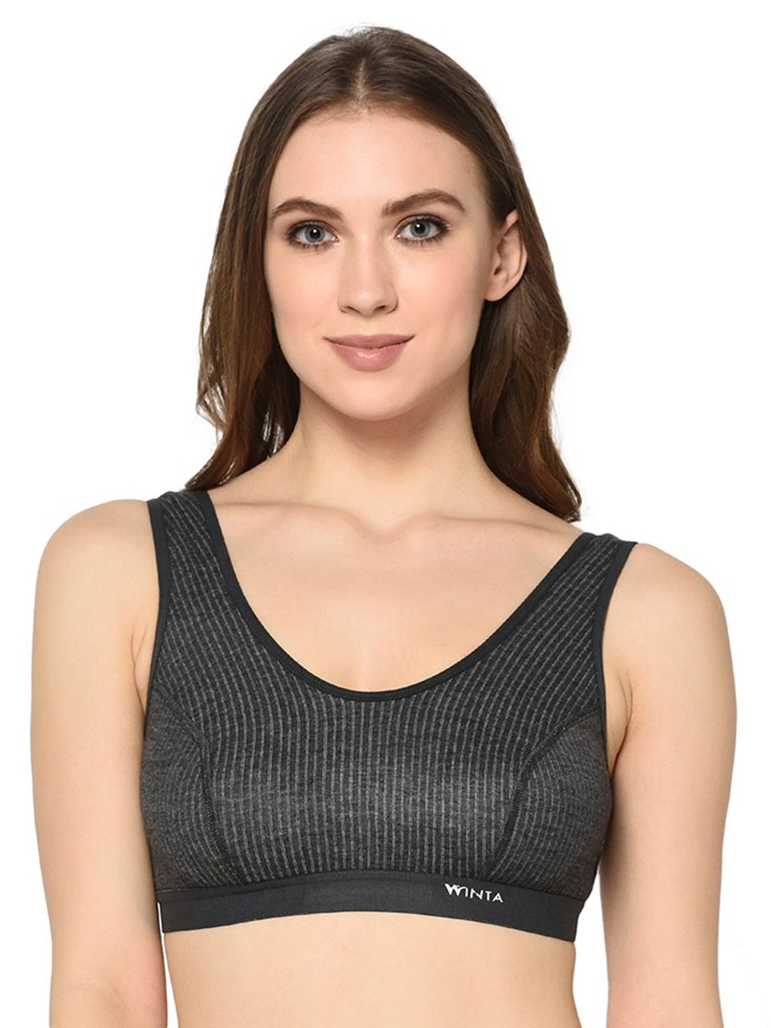 

GROVERSONS Paris Beauty Women Black Solid Thermal Blouse G-3106-CBLACK
