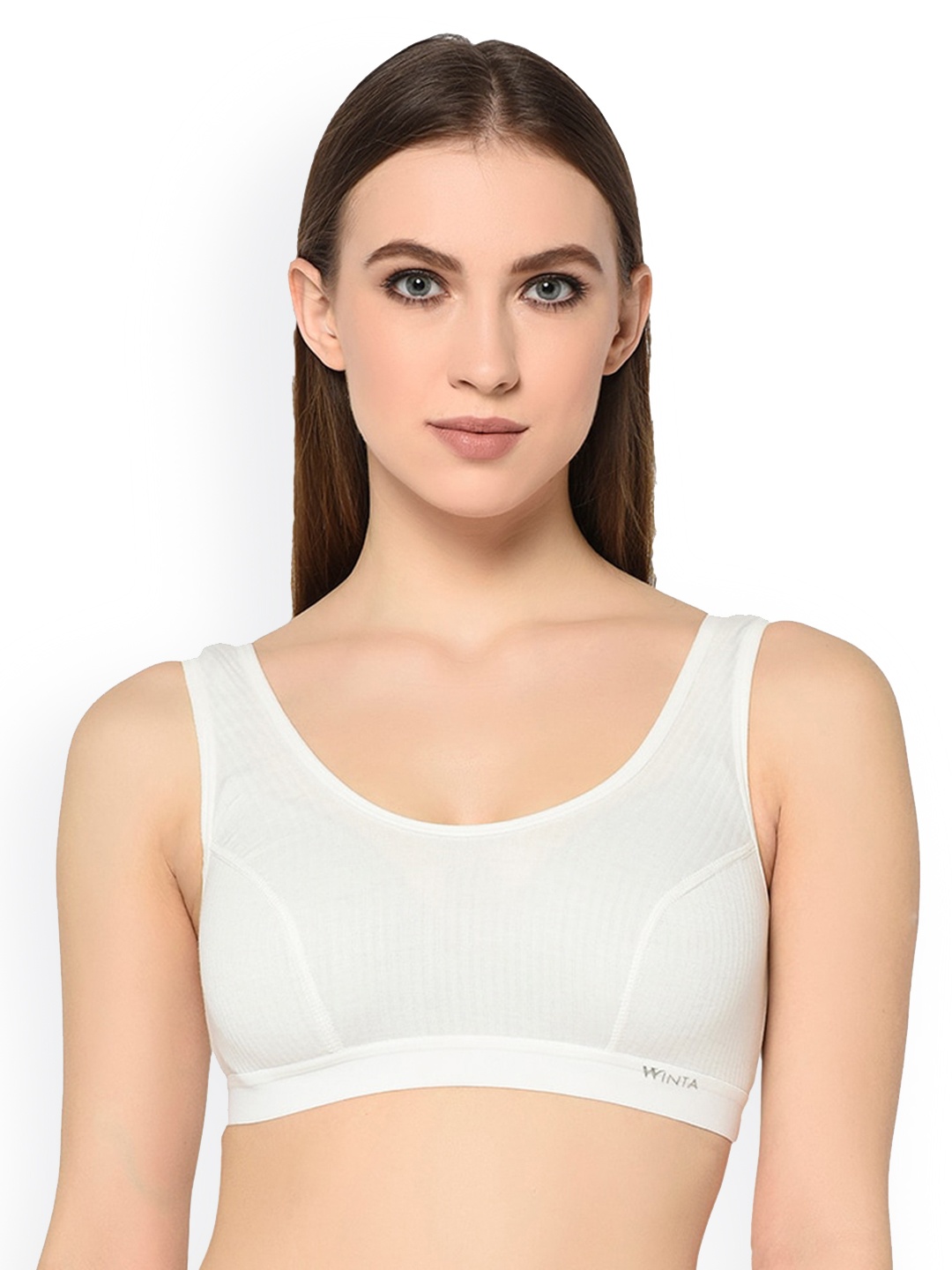 

GROVERSONS Paris Beauty Women White Solid Thermal Blouse