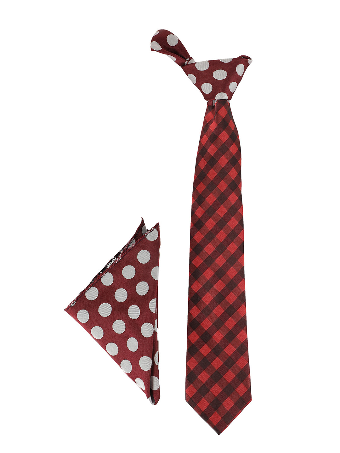 

Alvaro Castagnino Men Maroon & White Printed Accessory Gift Set