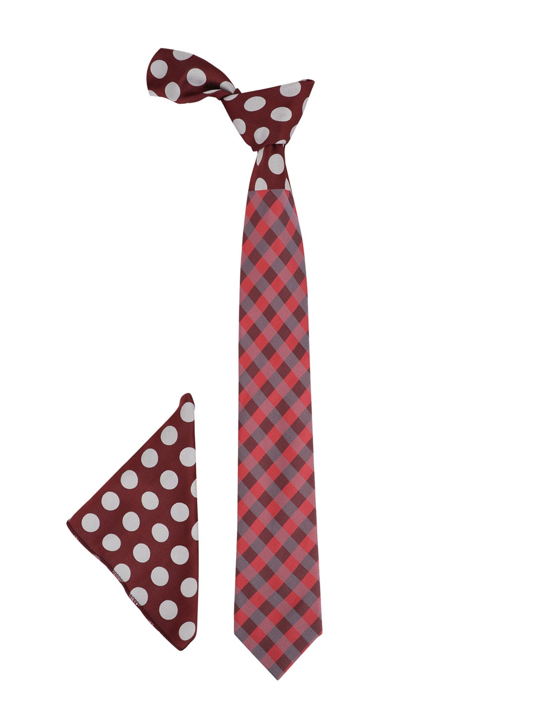 

Alvaro Castagnino Men Maroon & White Printed Accessory Gift Set