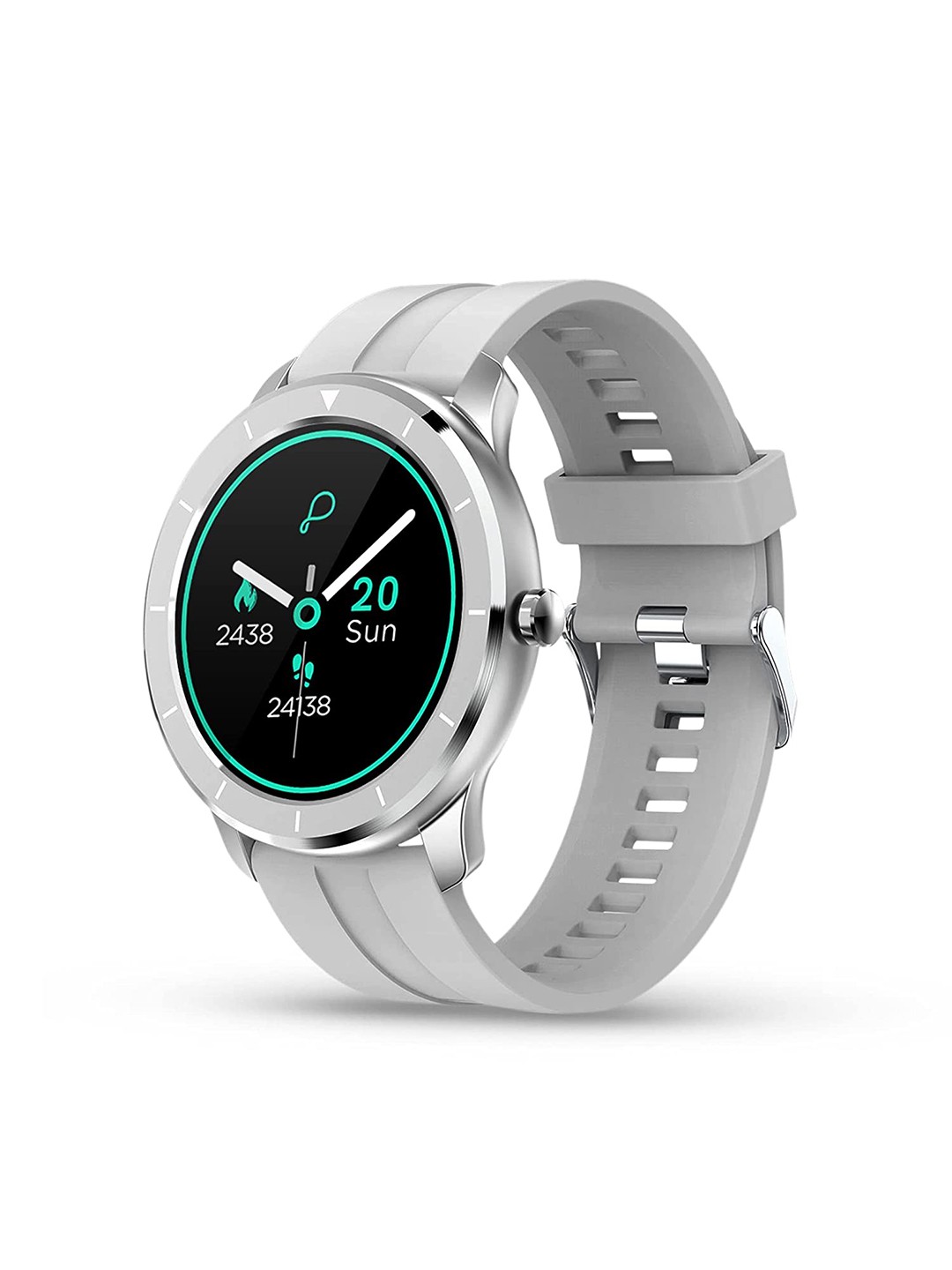 

pebble Zen Pro Unisex SPO2 Smartwatch - Black