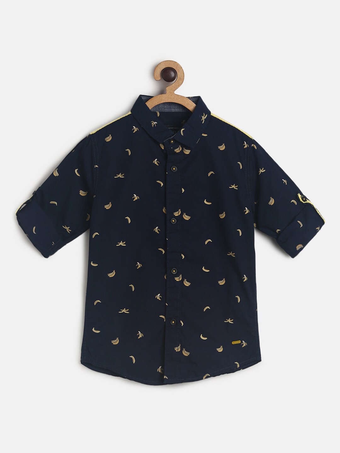 

TALES & STORIES Boys Navy Blue Printed Casual Shirt