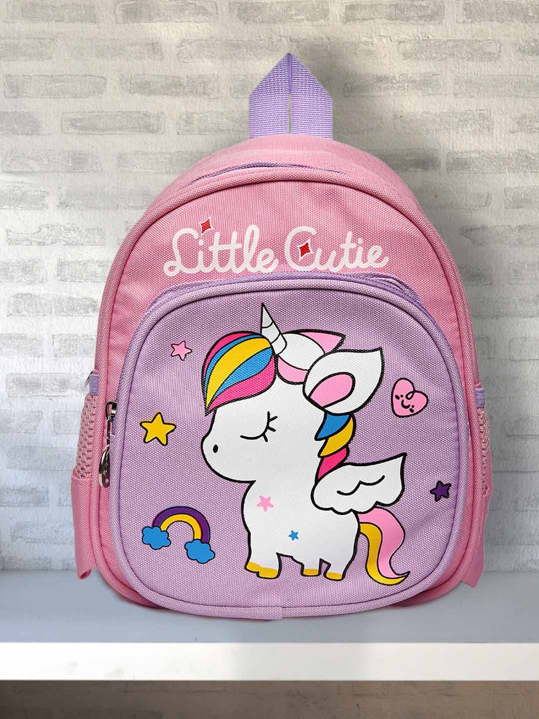 

POPLINS Kids Pink & Purple Graphic Backpack