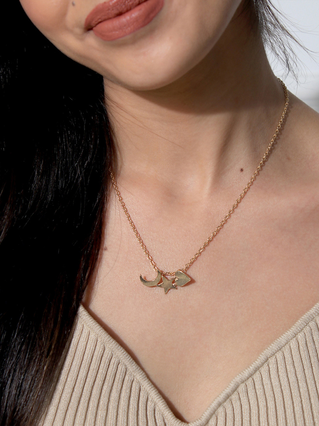 

ToniQ Gold-Toned Brass Gold-Plated Necklace