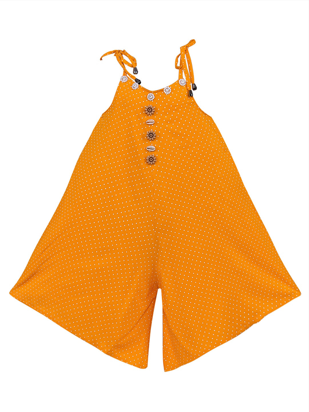 

Wish Karo Yellow Floral A-Line Dress