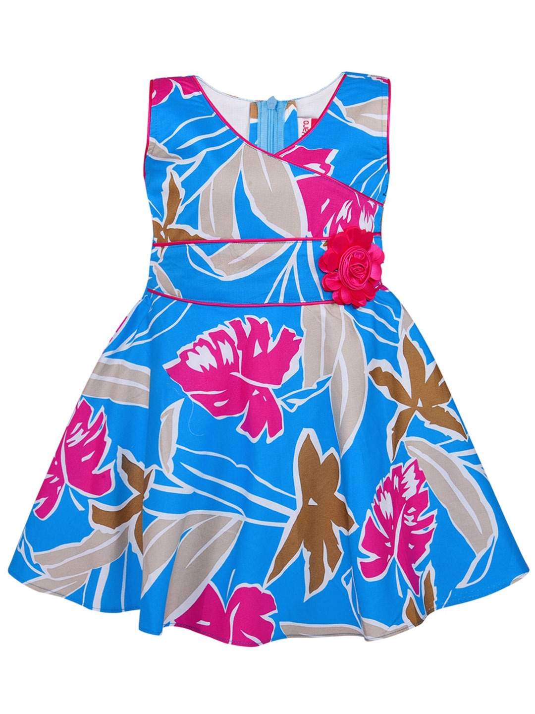 

Wish Karo Blue Floral Dress