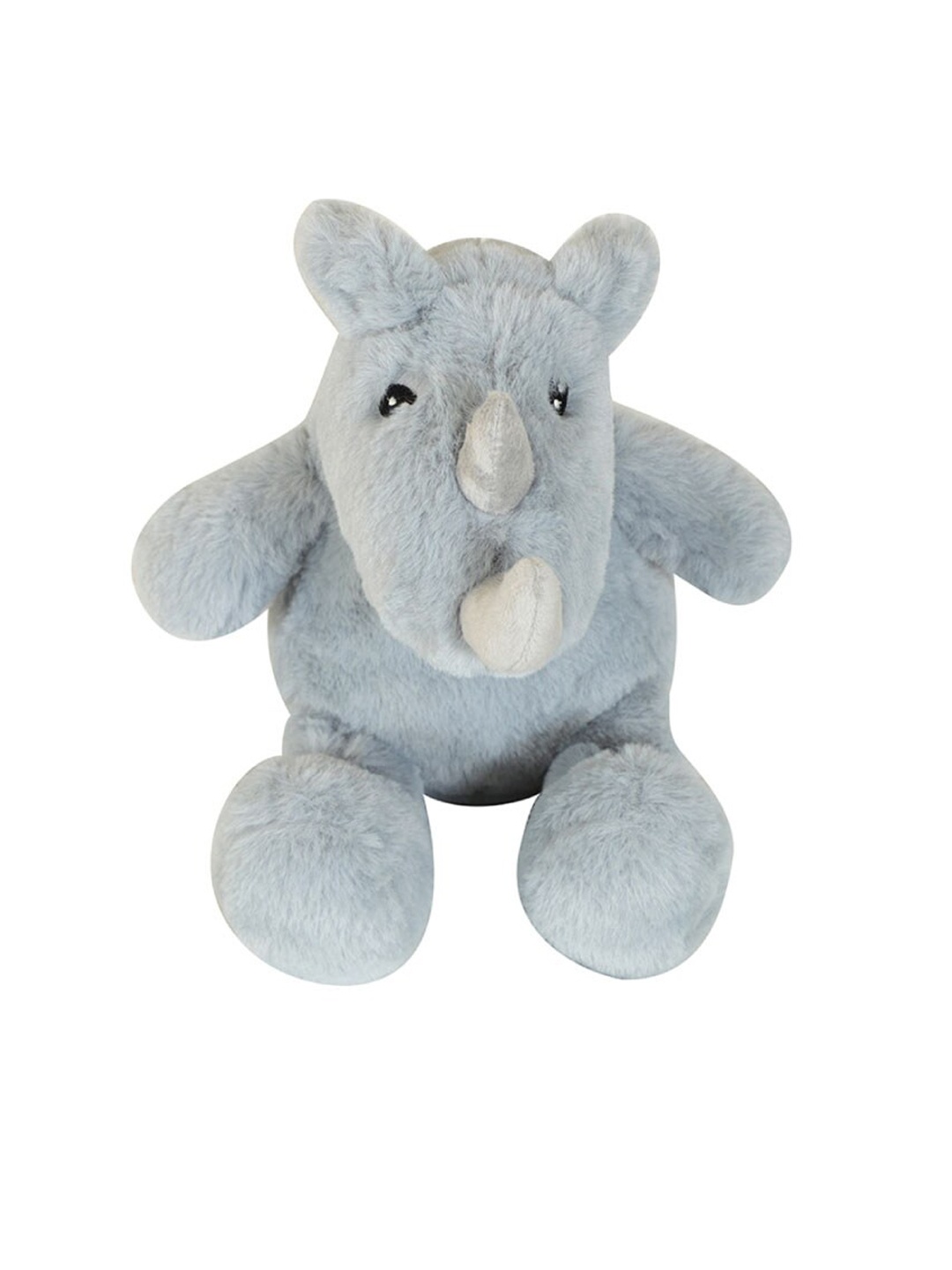 

Ultra Kids Grey Solid Plush Rhino Anima Soft Toy