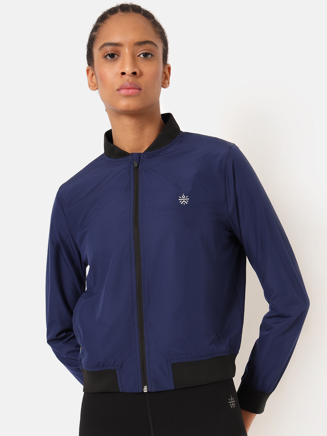 

CULT JacTEC Solid Bomber Jacket, Navy blue