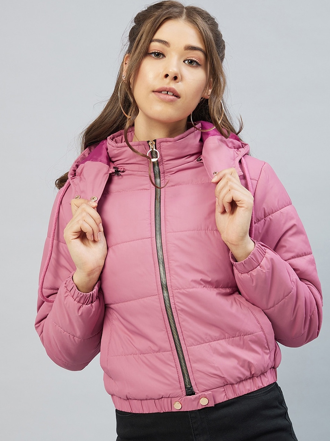 

Carlton London Women Pink Lightweight Padded Jacket