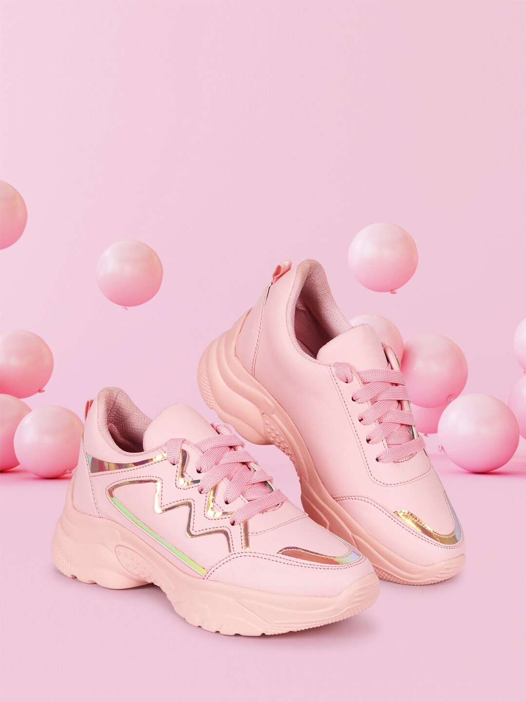 

Longwalk Women Pink Walking Non-Marking Shoes