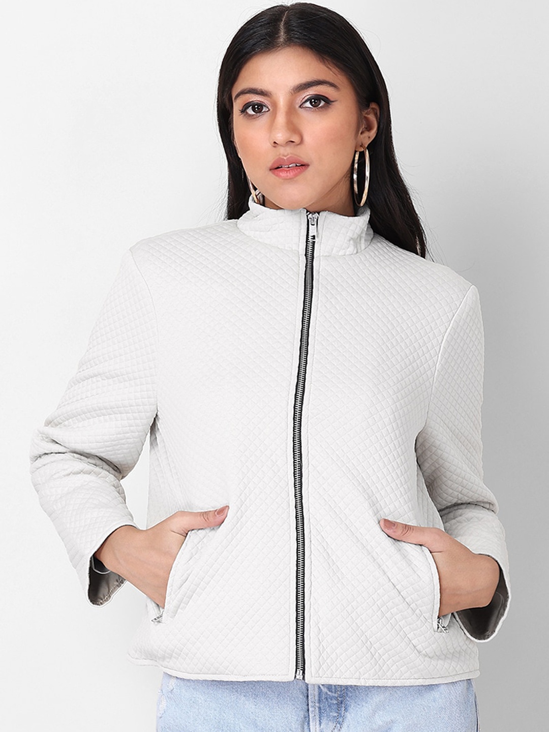 

FabAlley Women White Tailored Jacket