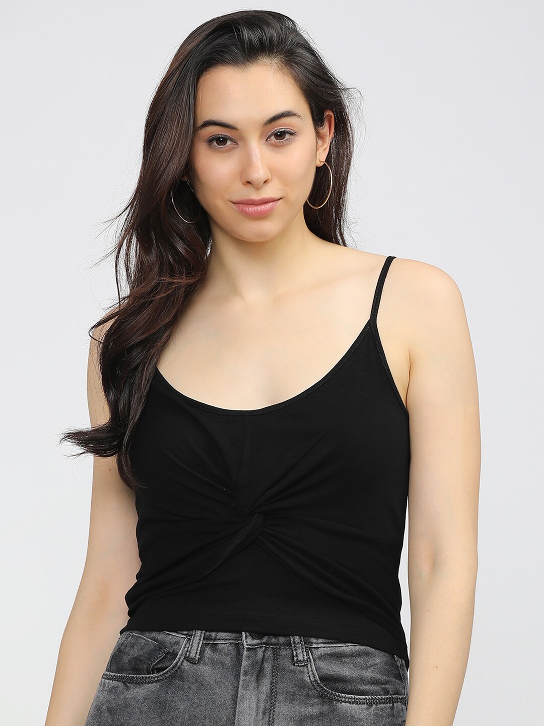 

Tokyo Talkies Black Regular Top