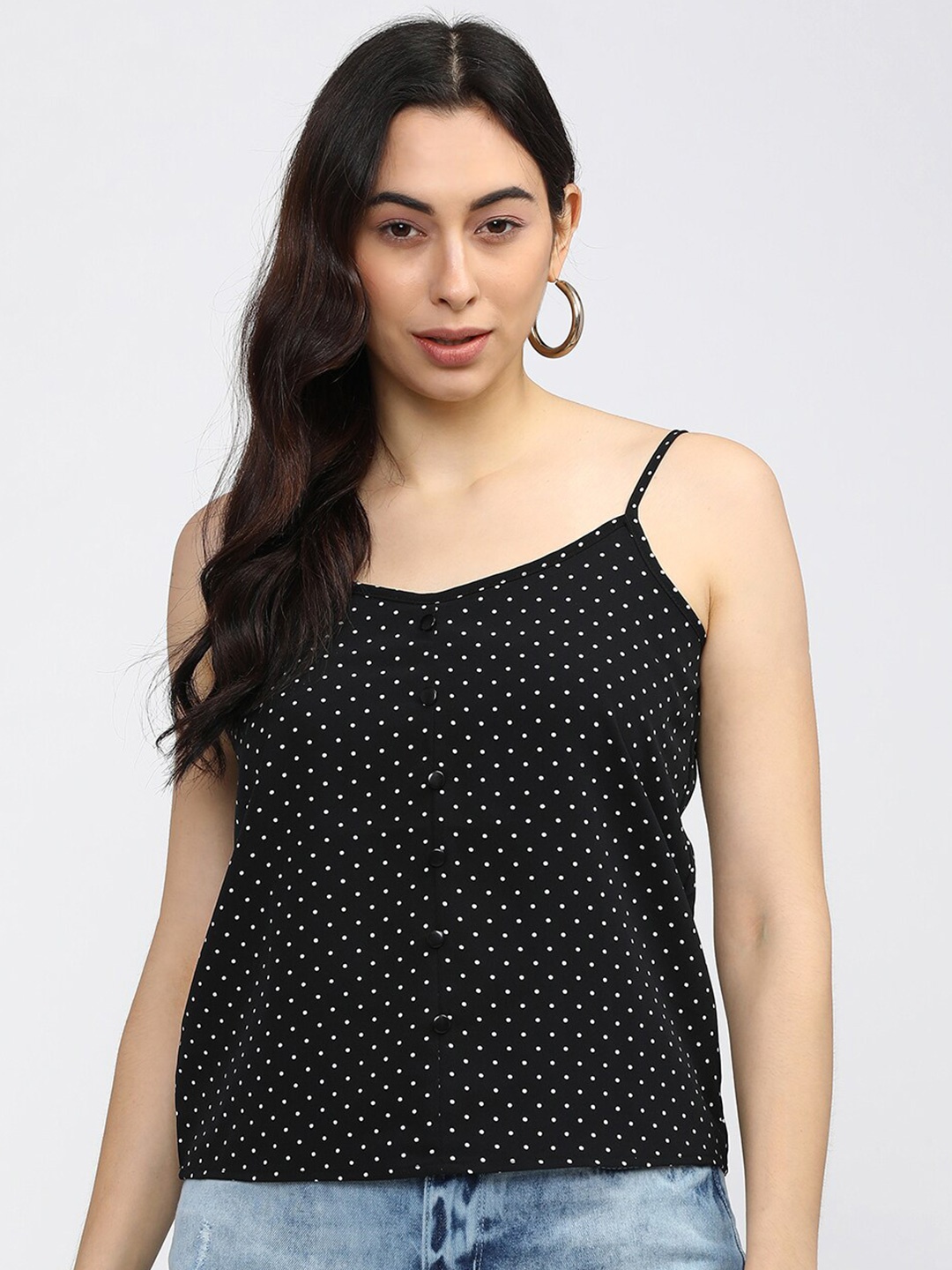 

Tokyo Talkies Black Regular Top