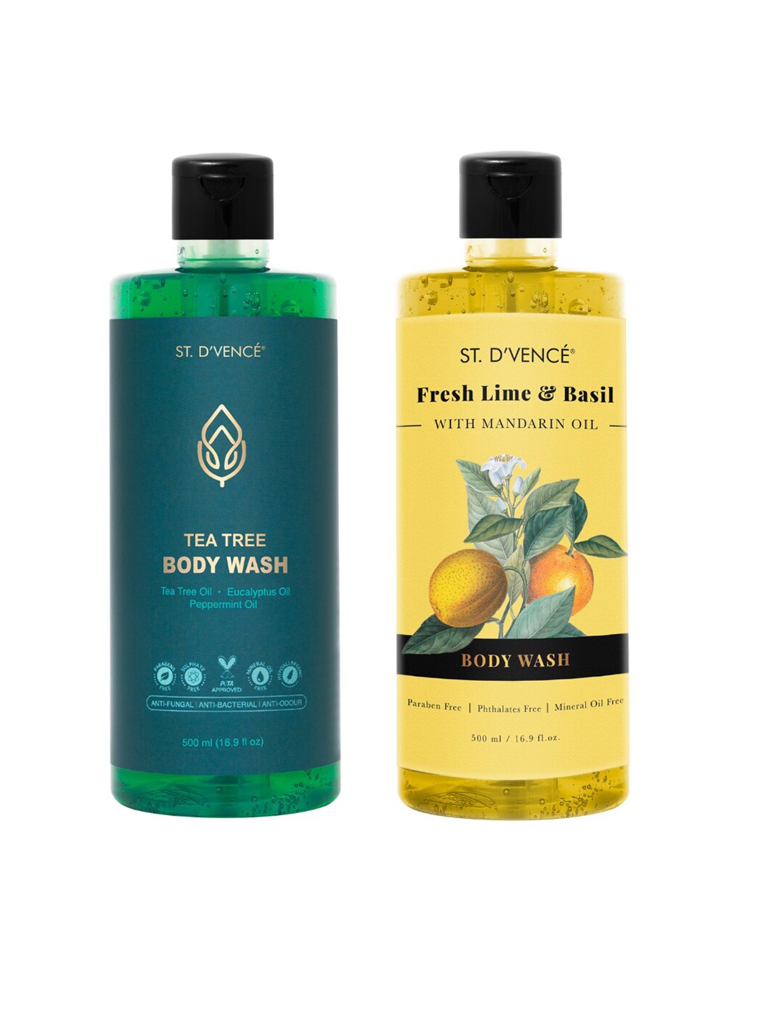 

ST. DVENCE Multi Set of 2 Tea Tree Oil Body Wash