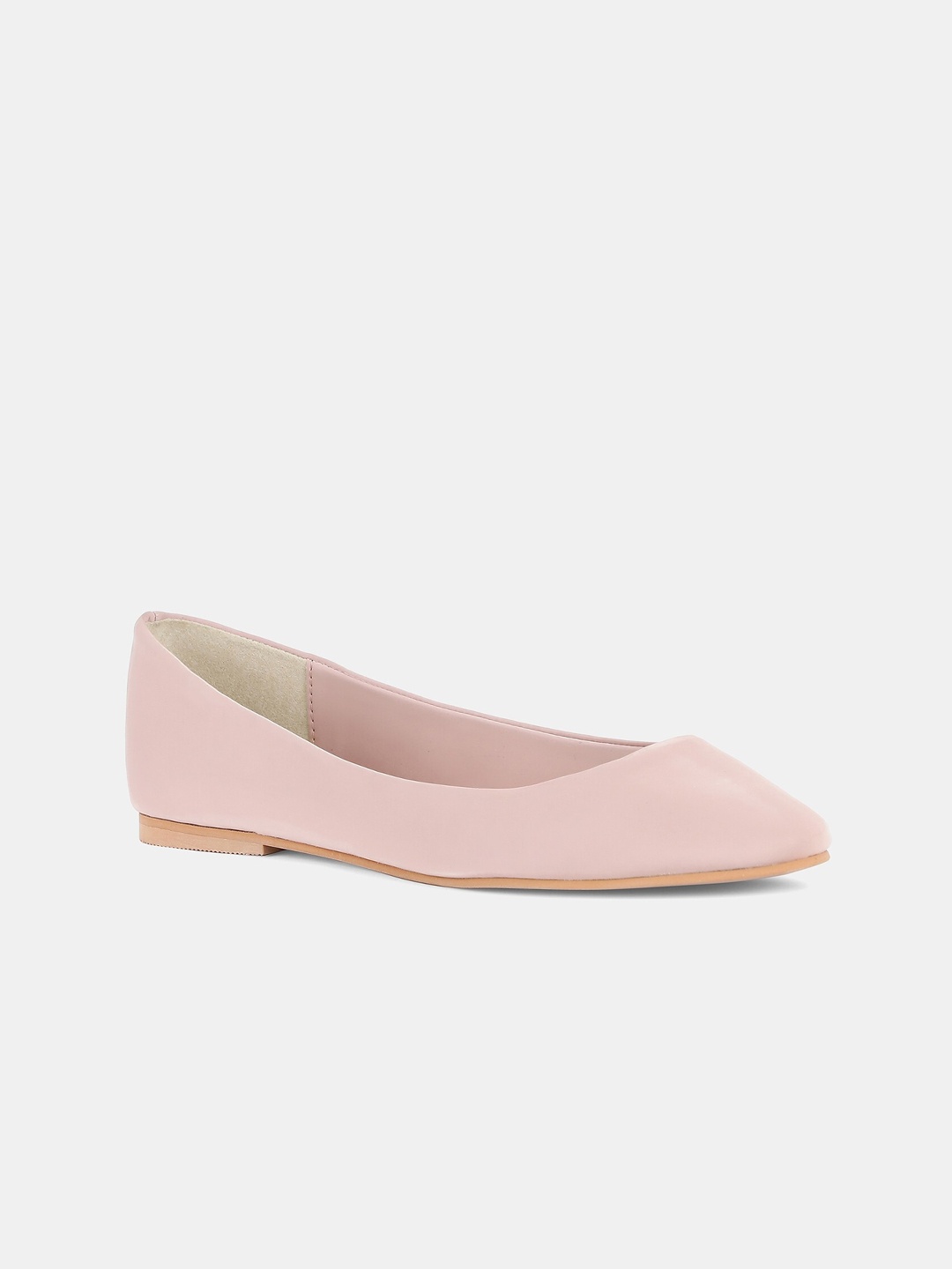 

W Women Pink Solid Ballerinas
