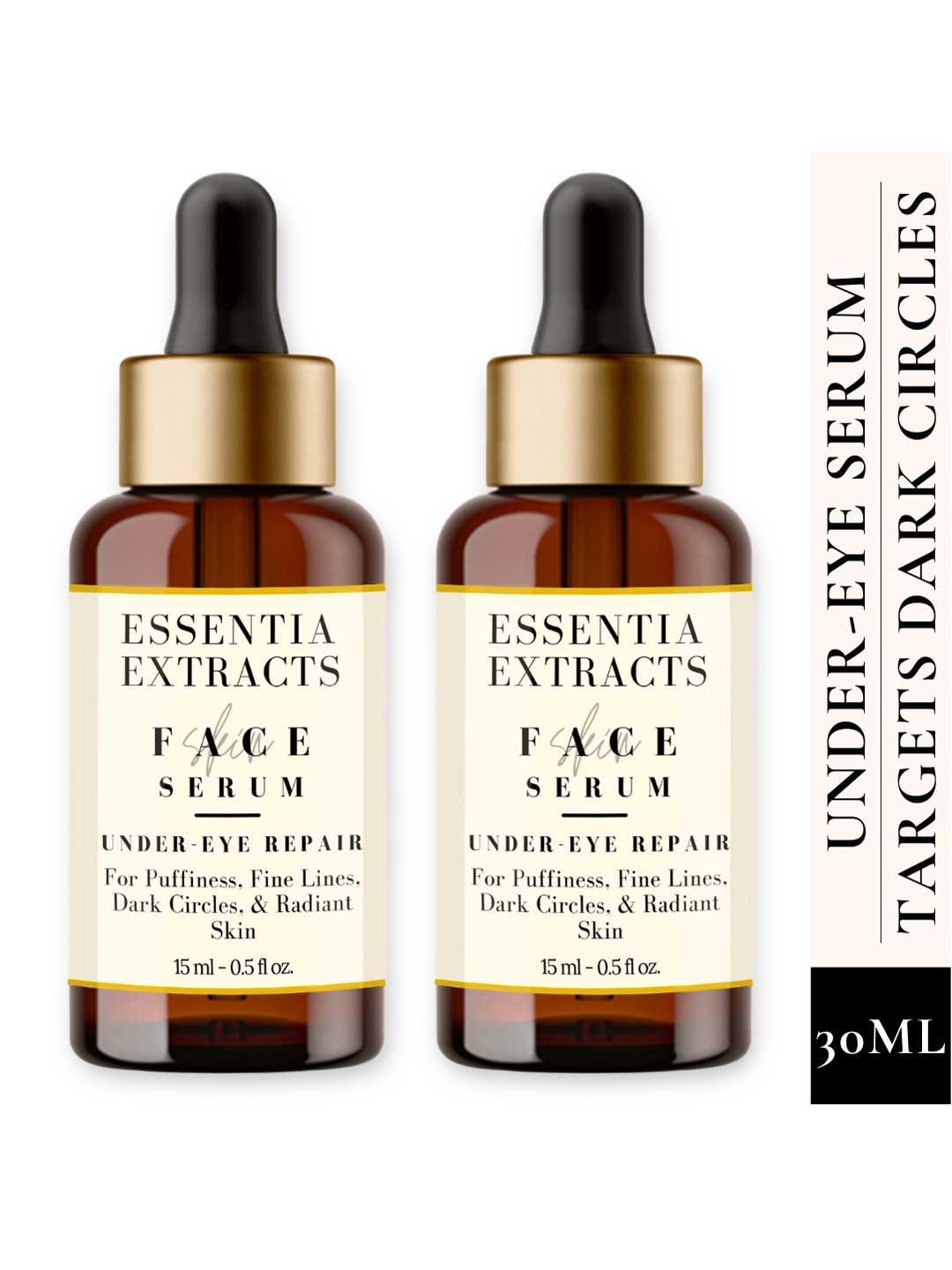 

ESSENTIA EXTRACTS Set of 2 Under-Eye Repair Serum 30ML, Yellow
