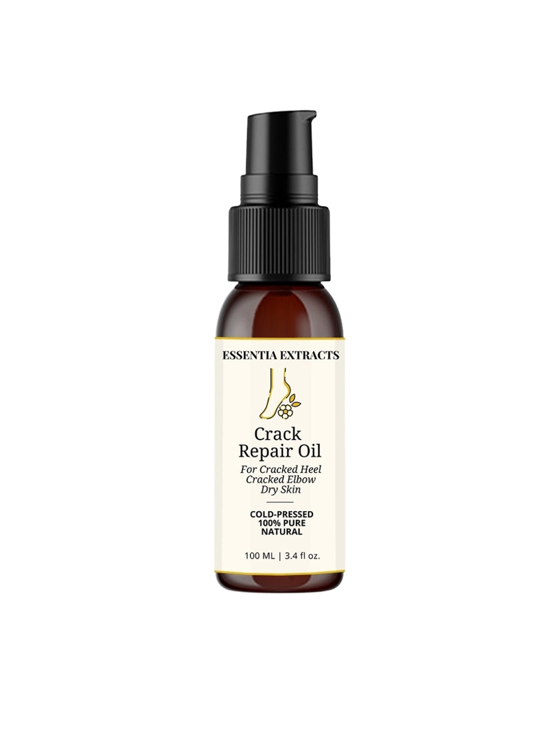 

ESSENTIA EXTRACTS Cracked Heel & Elbow Repair Oil - 100ml, Brown