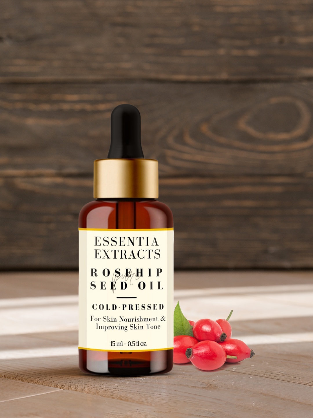 

ESSENTIA EXTRACTS Set Of 2 Cold-Pressed Rosehip Oil 30ml, Yellow