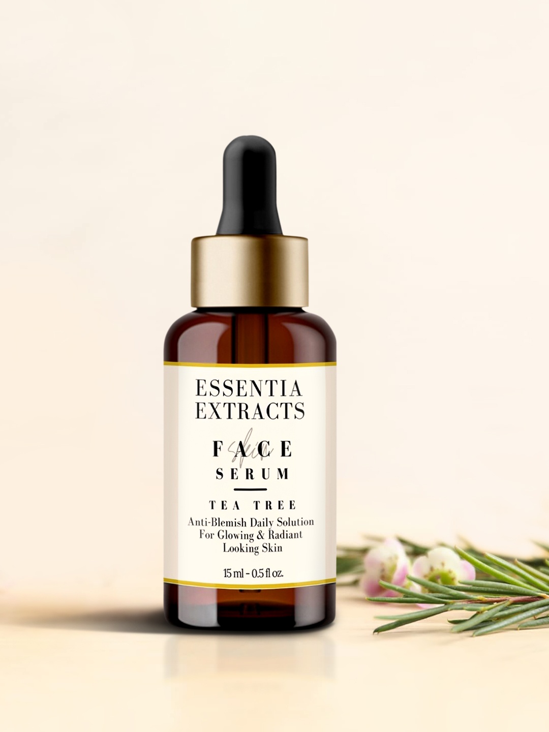 

ESSENTIA EXTRACTS Tea Tree Anti-Blemish Daily Face Serum -15 ml, Brown