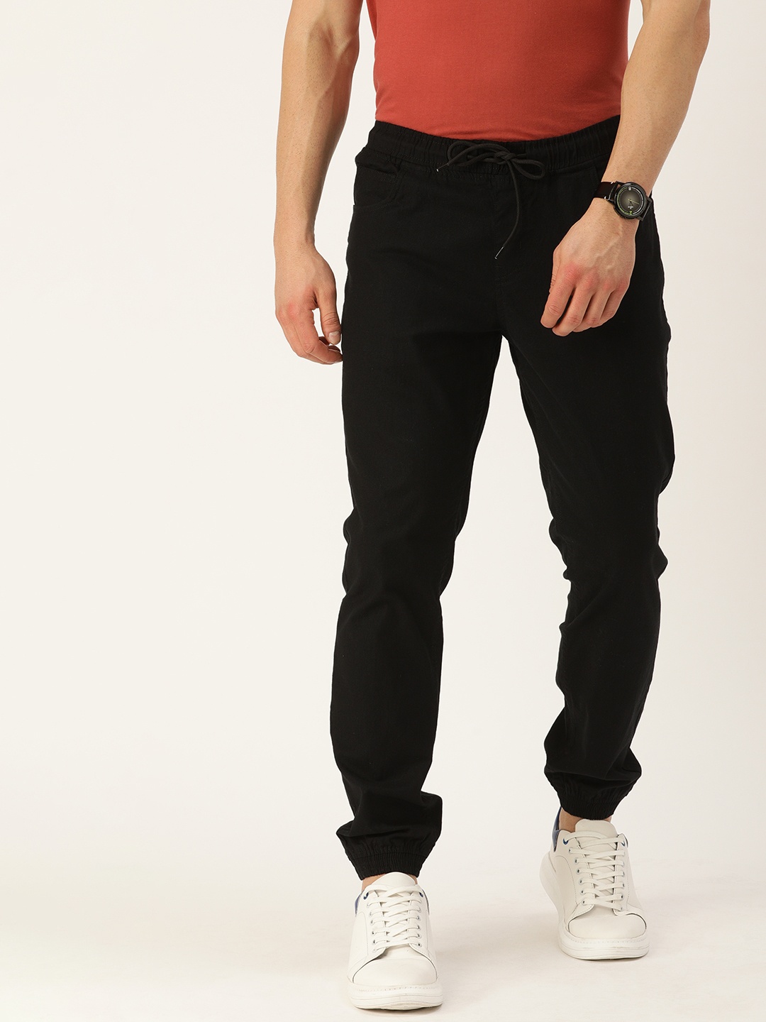 

IVOC Men Black Solid Slim Fit Joggers