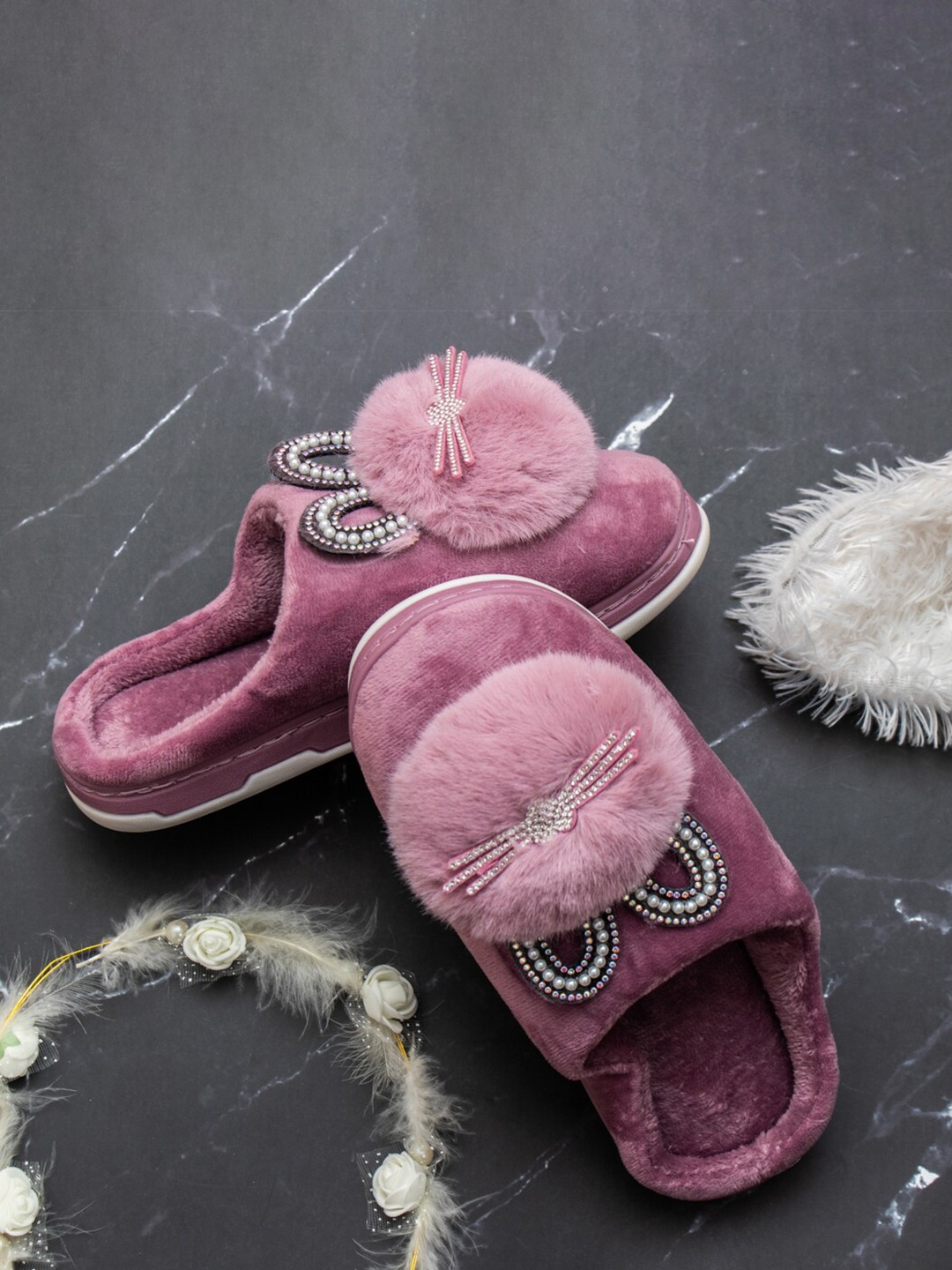 

Brauch Women Purple Room Slippers