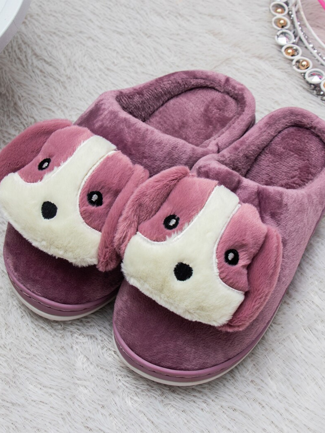 

Brauch Women Purple & White Room Slippers