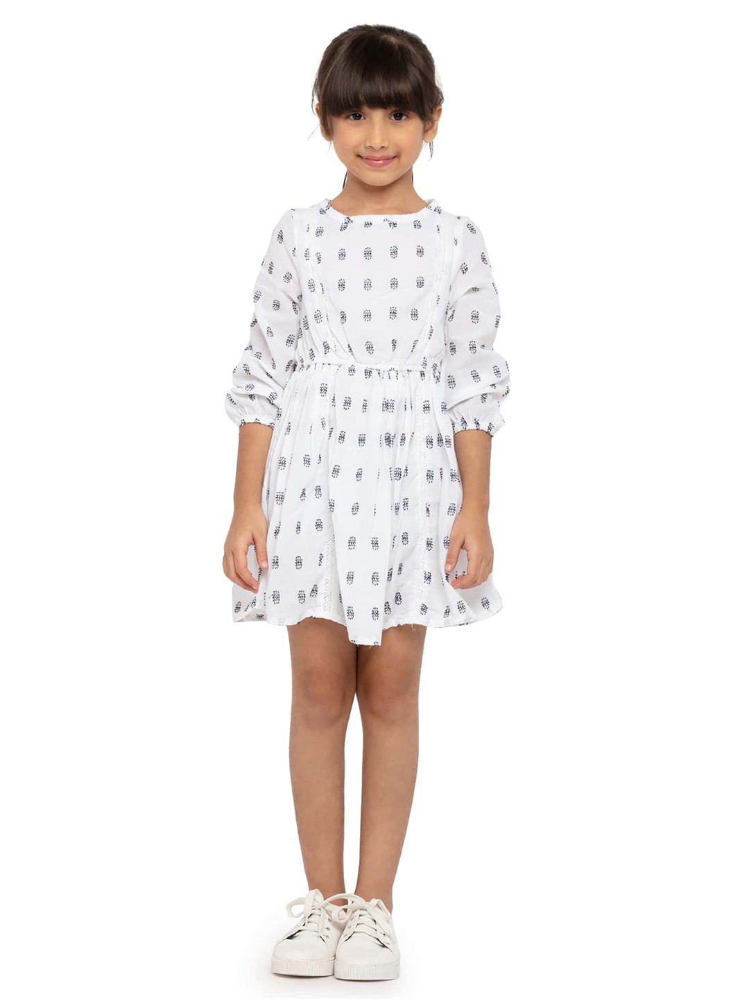

UNDER FOURTEEN ONLY White Cotton Dress